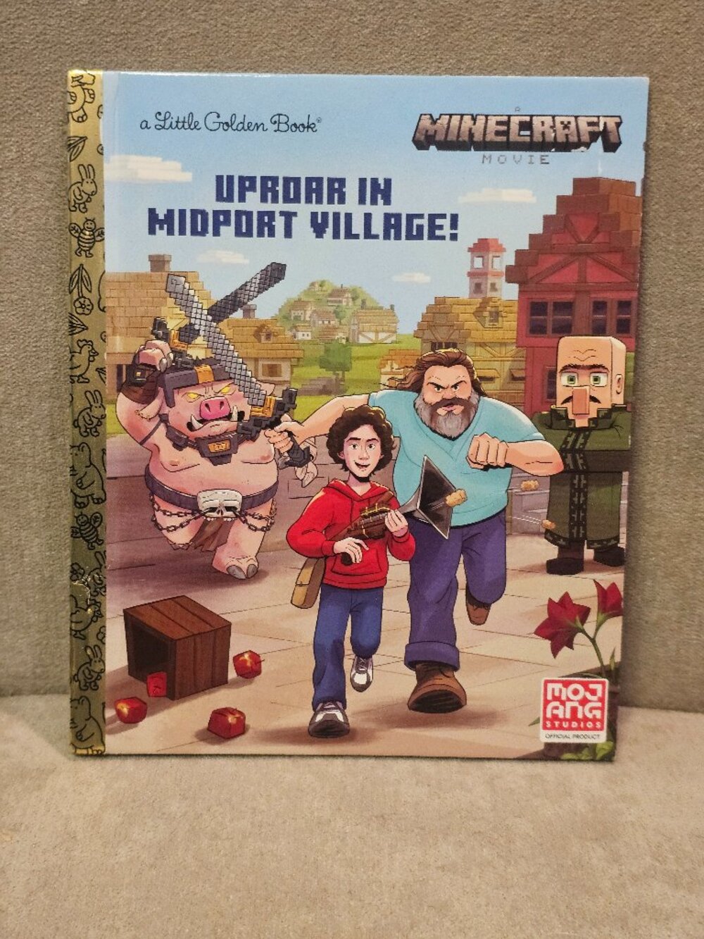 A Minecraft Movie Little Golden Hardcover Book